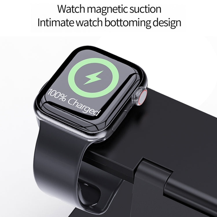 For Samsung Galaxy Watch B21 6 in 1 Mobile Phone / Earphone Universal Foldable Wireless Charger(White) - Multifunction Charger by buy2fix | Online Shopping UK | buy2fix