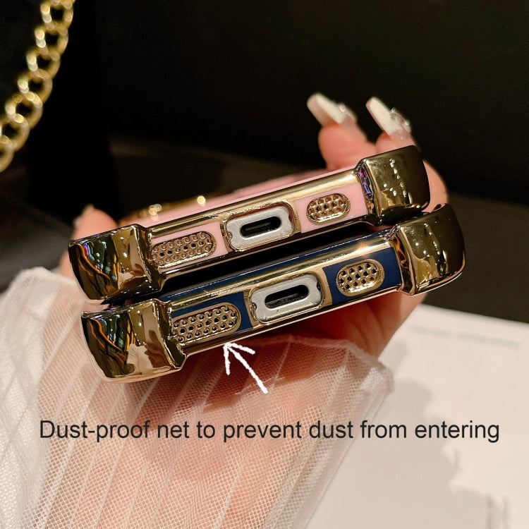 For iPhone 16 Pro Dual-color Plating Space PC Hybrid TPU Phone Case(White) by buy2fix