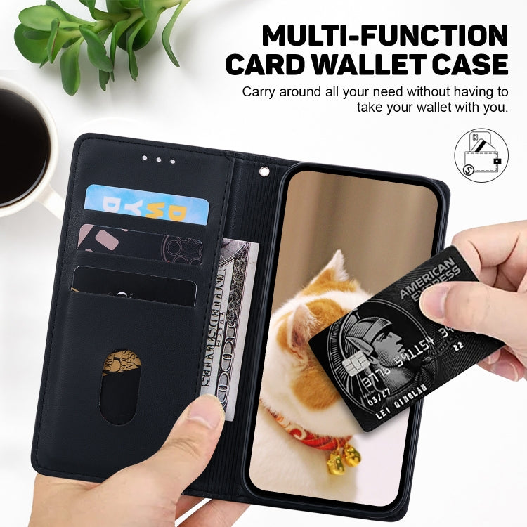 For Samsung Galaxy S25 Ultra 5G Cute Cats RFID Leather Phone Case(Black) by buy2fix