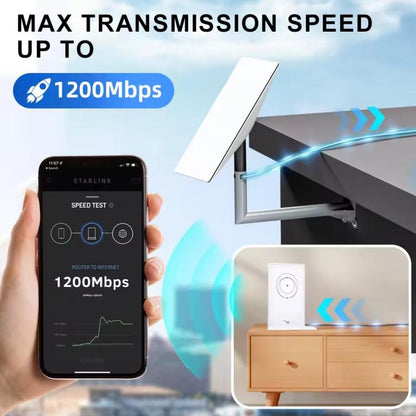 Onten SL201 CAT5E Ethernet Connection Cable for Starlink Gen2, Length:23m by Onten