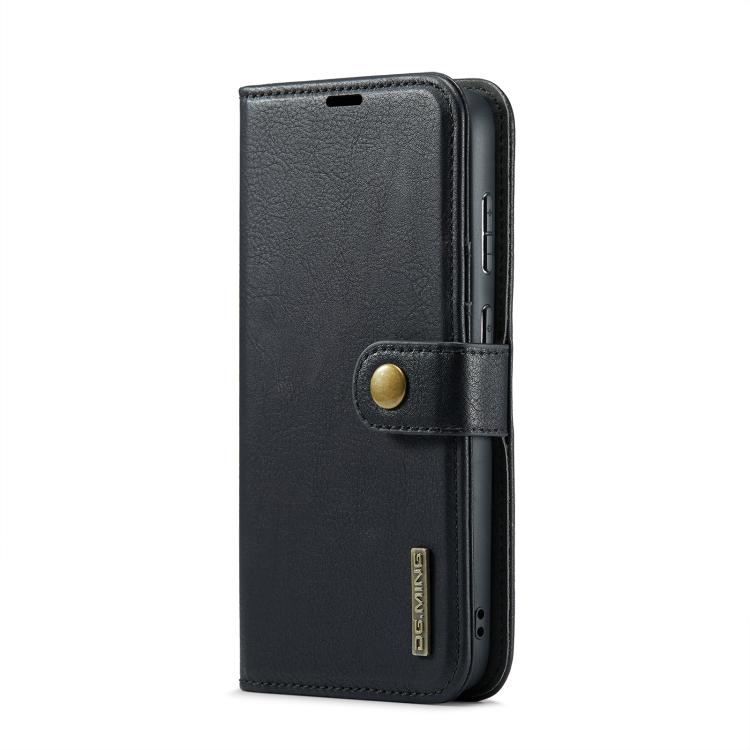 For Samsung Galaxy S25 Edge 5G DG.MING Crazy Horse Texture Detachable Magnetic Leather Case(Black) - Galaxy S25 Edge 5G Cases by DG.MING | Online Shopping UK | buy2fix