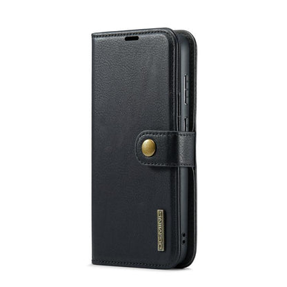 For Samsung Galaxy S25 Edge 5G DG.MING Crazy Horse Texture Detachable Magnetic Leather Case(Black) - Galaxy S25 Edge 5G Cases by DG.MING | Online Shopping UK | buy2fix