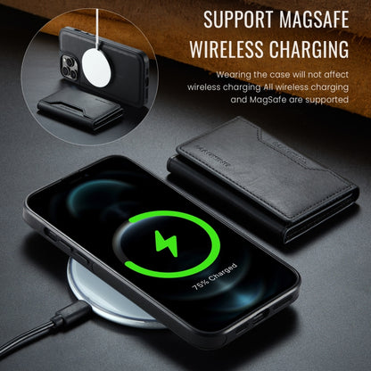 For iPhone 12 Pro Max MAGKING K2 Series MagSafe RFID Card Bag Detachable Phone Case(Black) - iPhone 12 Pro Max Cases by MAGKING | Online Shopping UK | buy2fix