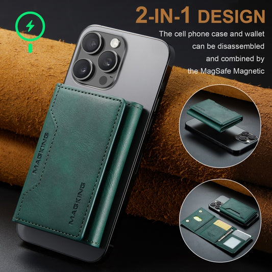 MAGKING K2 Series MagSafe RFID Card Bag(Green) - Card & Passport Bags by MAGKING | Online Shopping UK | buy2fix