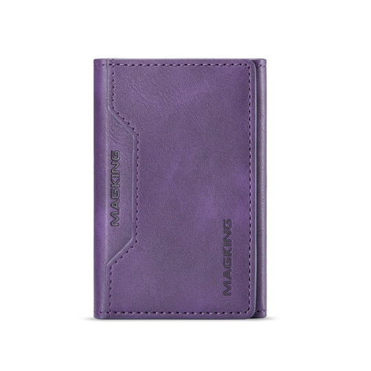 MAGKING K2 Series MagSafe RFID Card Bag(Purple)
