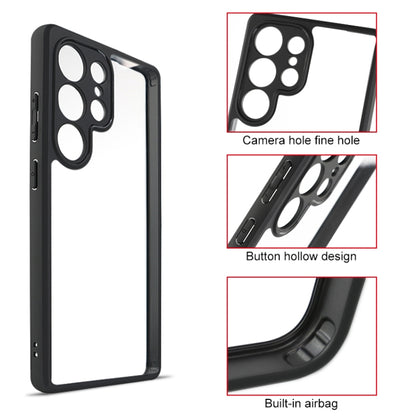 For Samsung Galaxy S25 Ultra 5G Frosted TPU + Transparent PC Phone Case by buy2fix