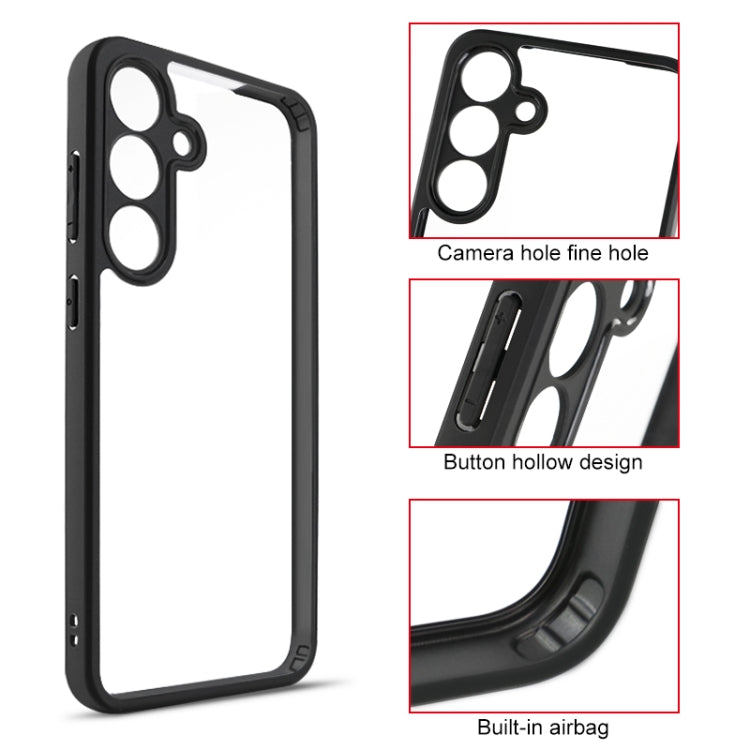 For Samsung Galaxy S25+ 5G Frosted TPU + Transparent PC Phone Case by buy2fix