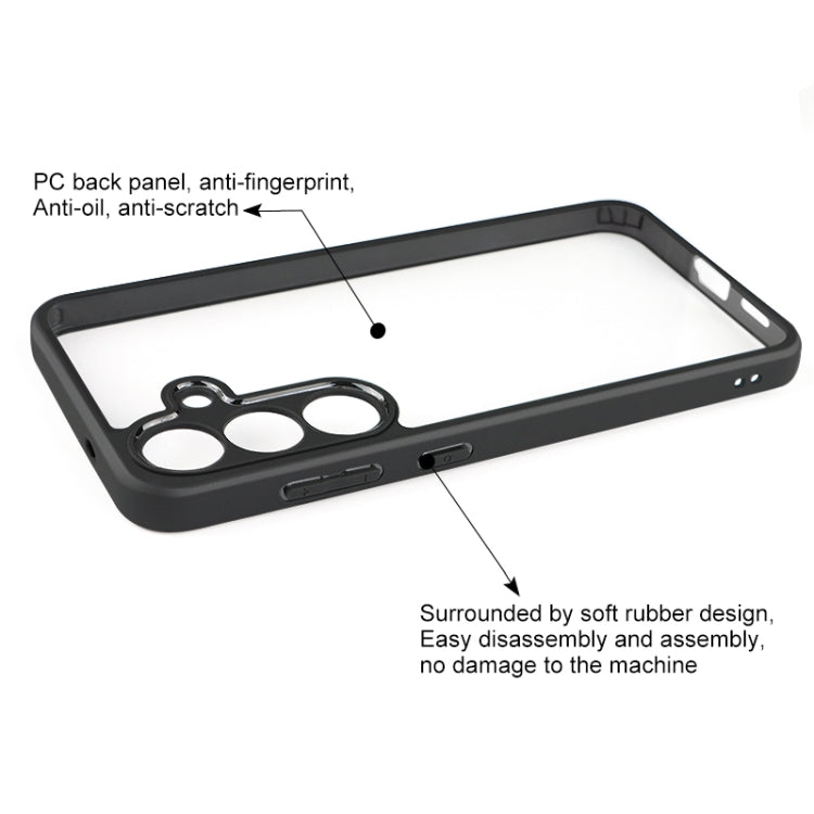 For Samsung Galaxy S25+ 5G Frosted TPU + Transparent PC Phone Case by buy2fix