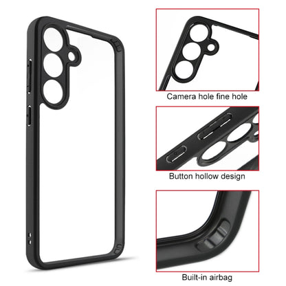 For Samsung Galaxy S25 5G Frosted TPU + Transparent PC Phone Case by buy2fix
