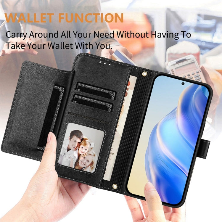 For Tecno Spark Go 2024 Multi-Card Slots Zipper Wallet Leather Phone Case(Black) by buy2fix