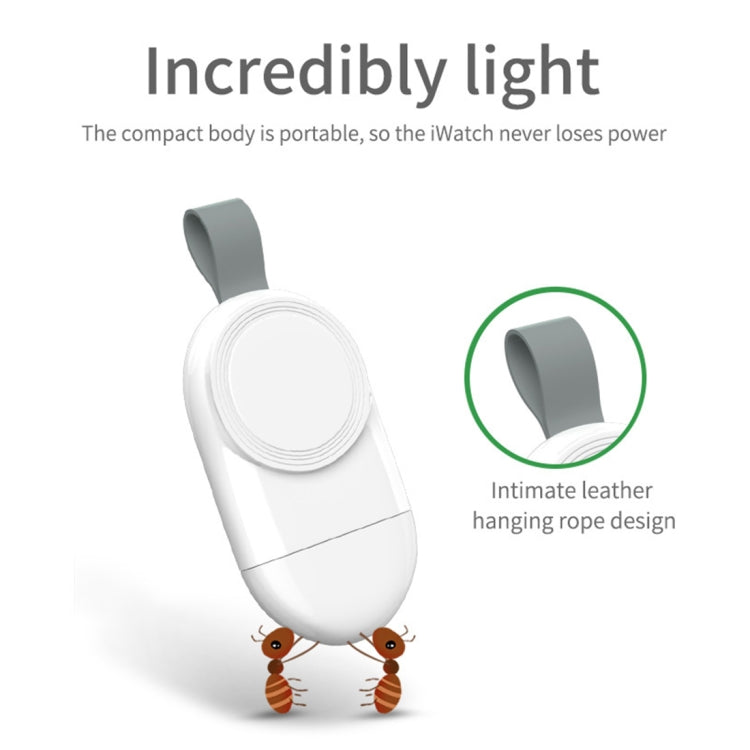 For Apple Watch Series 847 Magnetic Wireless Charger(White) - Charger / Holder by buy2fix | Online Shopping UK | buy2fix