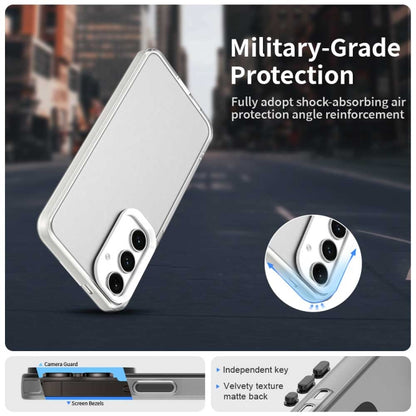 For Samsung Galaxy S25+ 5G Candy PC Hybrid TPU Shockproof Phone Case(White) by buy2fix