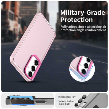 For Samsung Galaxy S25+ 5G Candy PC Hybrid TPU Shockproof Phone Case(Red) by buy2fix