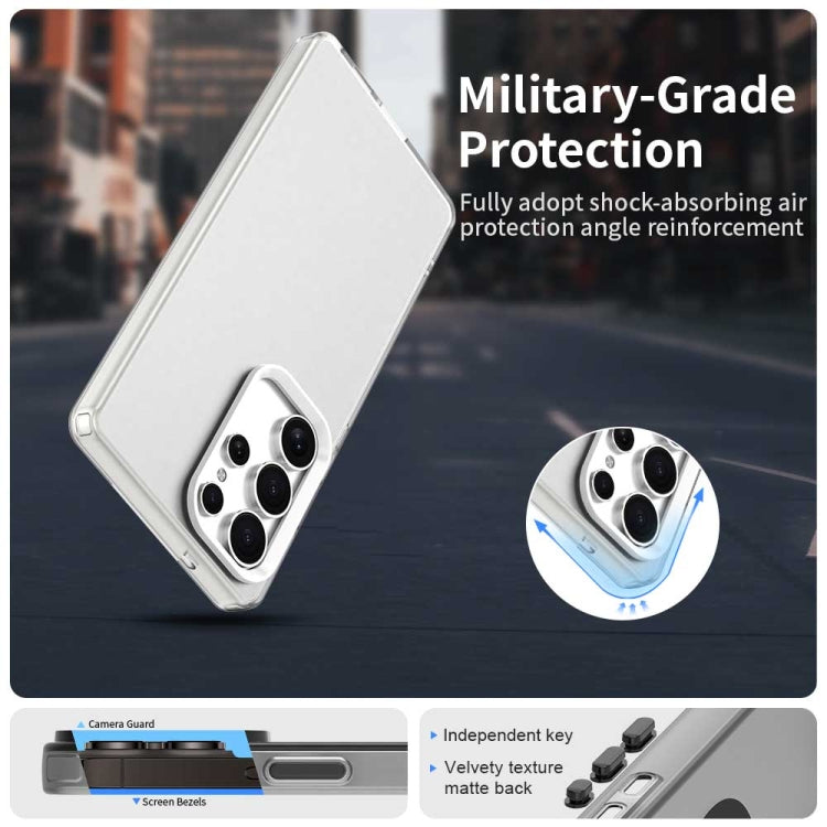 For Samsung Galaxy S25 Ultra 5G Candy PC Hybrid TPU Shockproof Phone Case(White) by buy2fix