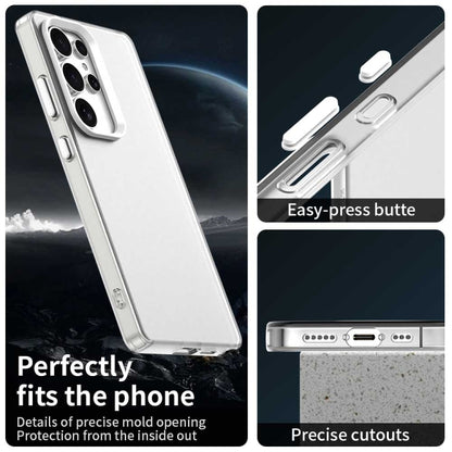 For Samsung Galaxy S25 Ultra 5G Candy PC Hybrid TPU Shockproof Phone Case(White) by buy2fix