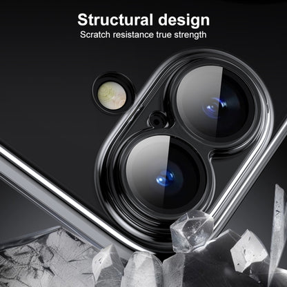 For iPhone 16 Pro Plating PC 360 Ring Holder Magsafe Phone Case(Clear Sliver) by buy2fix