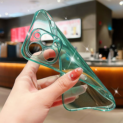 For iPhone 16 Plus Glitter Powder TPU Phone Case(Transparent Pink) by buy2fix