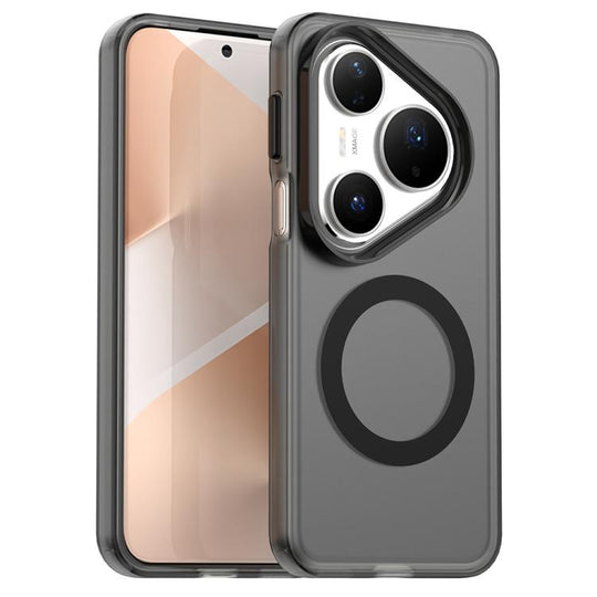 For Huawei Pura 80 Pro Candy Magsafe PC Hybrid TPU Phone Case(Black)