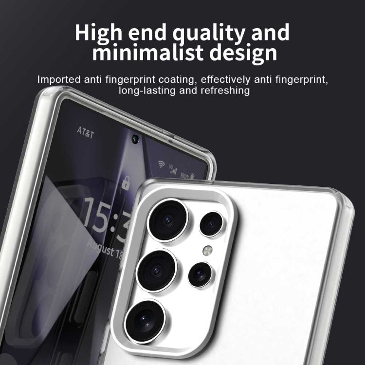 For Samsung Galaxy S25 Ultra 5G Candy Magsafe PC Hybrid TPU Phone Case(White) by buy2fix