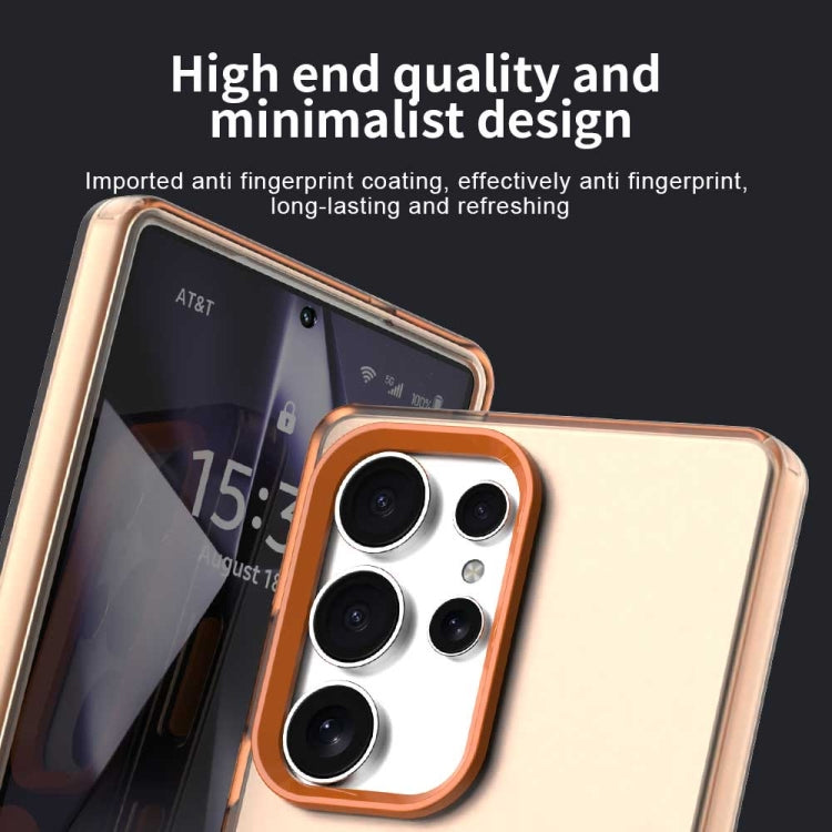 For Samsung Galaxy S25 Ultra 5G Candy Magsafe PC Hybrid TPU Phone Case(Orange) by buy2fix