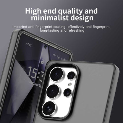 For Samsung Galaxy S25 Ultra 5G Candy Magsafe PC Hybrid TPU Phone Case(Black) by buy2fix