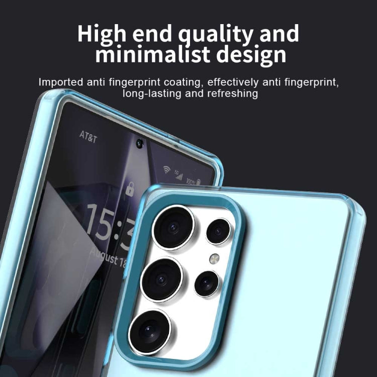 For Samsung Galaxy S25 Ultra 5G Candy Magsafe PC Hybrid TPU Phone Case(Blue) by buy2fix