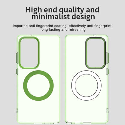 For Samsung Galaxy S25 Ultra 5G Candy Magsafe PC Hybrid TPU Phone Case(Green) by buy2fix