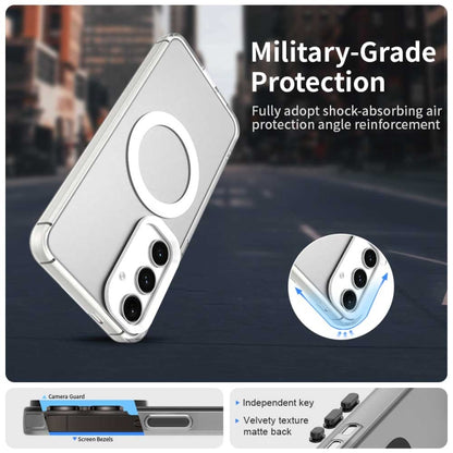 For Samsung Galaxy S25+ 5G Candy Magsafe PC Hybrid TPU Phone Case(White) by buy2fix