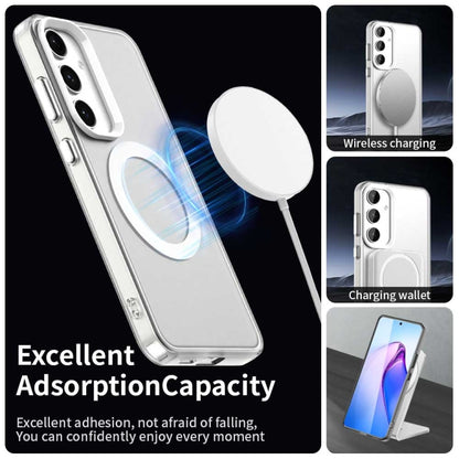 For Samsung Galaxy S25+ 5G Candy Magsafe PC Hybrid TPU Phone Case(White) by buy2fix