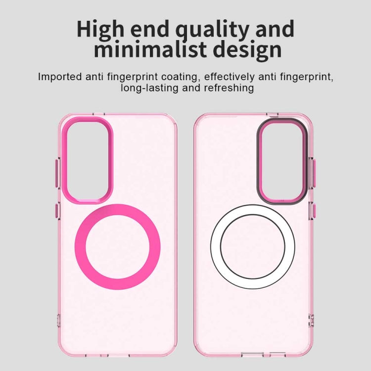 For Samsung Galaxy S25+ 5G Candy Magsafe PC Hybrid TPU Phone Case(Red) by buy2fix