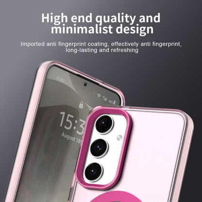 For Samsung Galaxy S25+ 5G Candy Magsafe PC Hybrid TPU Phone Case(Red) by buy2fix
