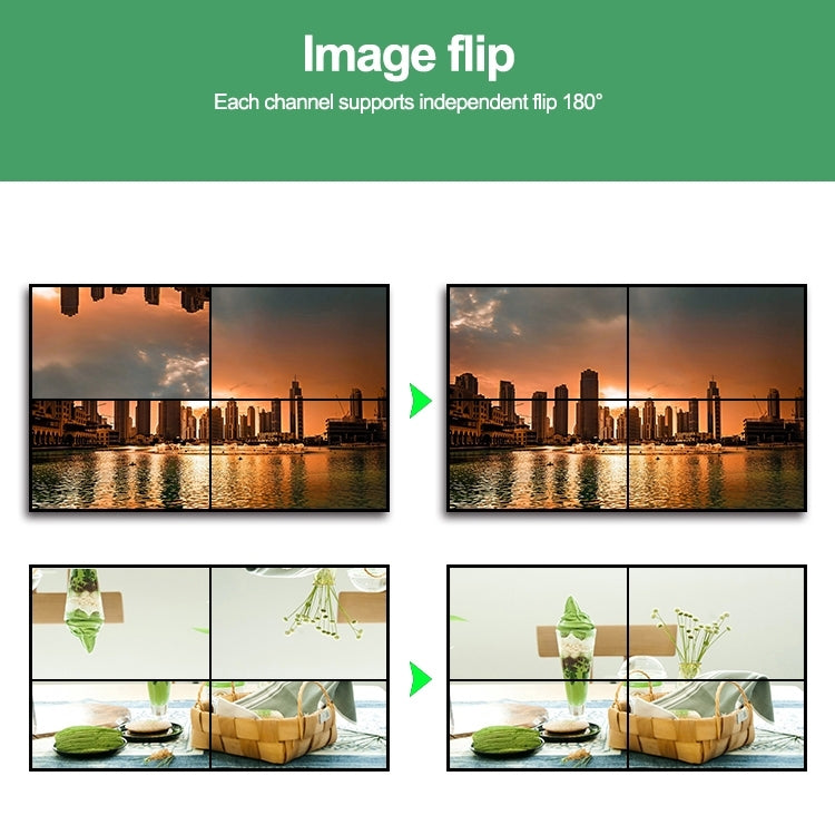 NK-BT88 4K 3x3 HDMI Video Wall Controller Multi-screen Splicing Processor with Remote Controller, Plug:UK Plug by buy2fix