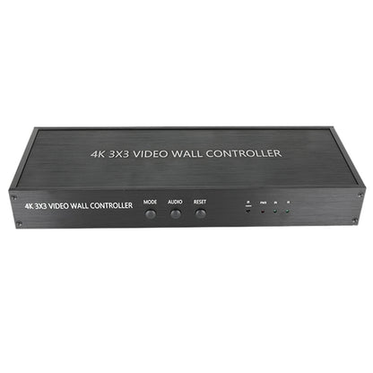 NK-BT88 4K 3x3 HDMI Video Wall Controller Multi-screen Splicing Processor with Remote Controller, Plug:US Plug by buy2fix