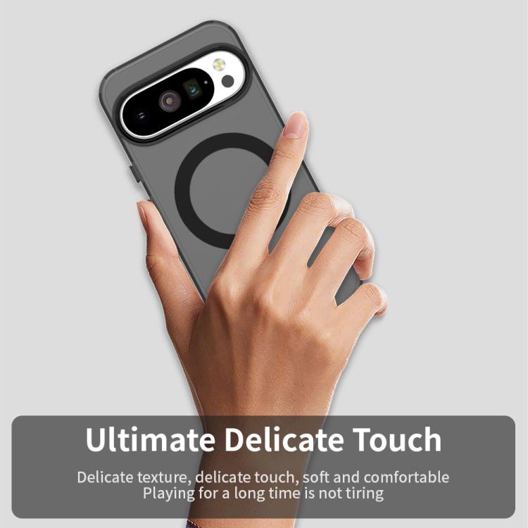 For Google Pixel 10 / 10 Pro Candy Magsafe PC Hybrid TPU Phone Case(Black) - Google Cases by buy2fix | Online Shopping UK | buy2fix