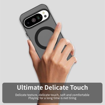 For Google Pixel 10 / 10 Pro Candy Magsafe PC Hybrid TPU Phone Case(Black) - Google Cases by buy2fix | Online Shopping UK | buy2fix