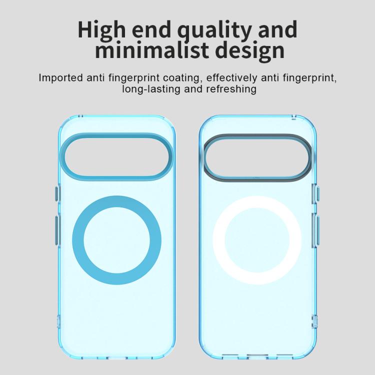 For Google Pixel 10 / 10 Pro Candy Magsafe PC Hybrid TPU Phone Case(Blue) - Google Cases by buy2fix | Online Shopping UK | buy2fix