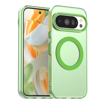 For Google Pixel 10 / 10 Pro Candy Magsafe PC Hybrid TPU Phone Case(Green) - Google Cases by buy2fix | Online Shopping UK | buy2fix