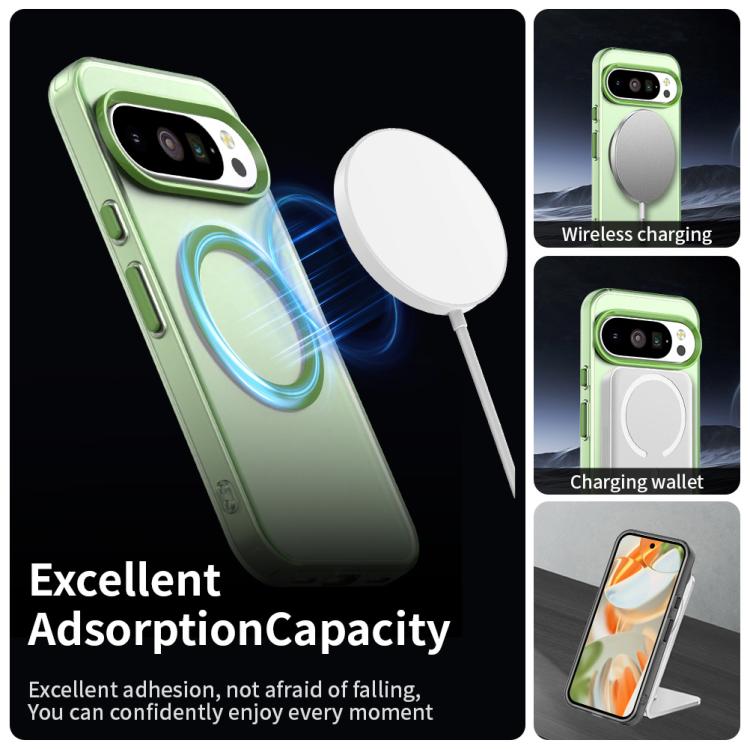 For Google Pixel 10 / 10 Pro Candy Magsafe PC Hybrid TPU Phone Case(Green) - Google Cases by buy2fix | Online Shopping UK | buy2fix