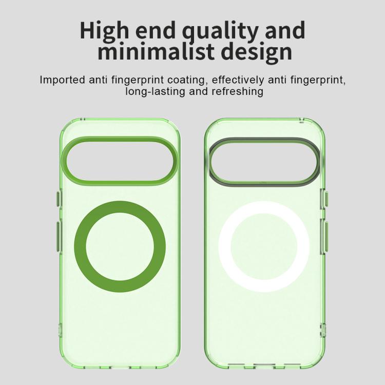 For Google Pixel 10 / 10 Pro Candy Magsafe PC Hybrid TPU Phone Case(Green) - Google Cases by buy2fix | Online Shopping UK | buy2fix