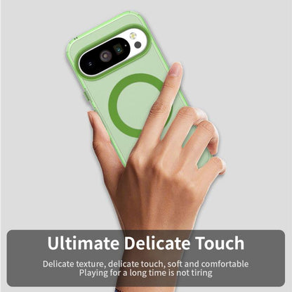 For Google Pixel 10 / 10 Pro Candy Magsafe PC Hybrid TPU Phone Case(Green) - Google Cases by buy2fix | Online Shopping UK | buy2fix