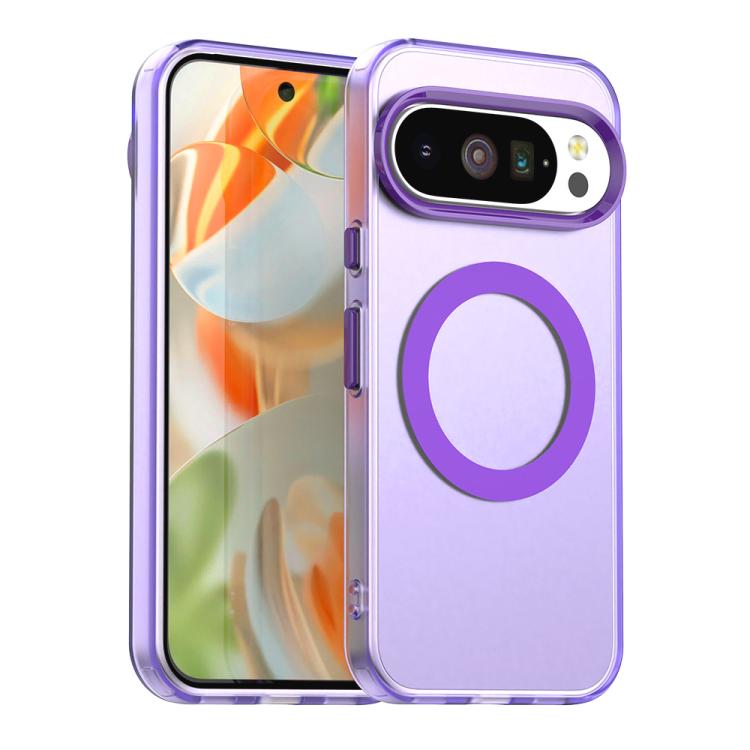 For Google Pixel 10 / 10 Pro Candy Magsafe PC Hybrid TPU Phone Case(Purple) - Google Cases by buy2fix | Online Shopping UK | buy2fix