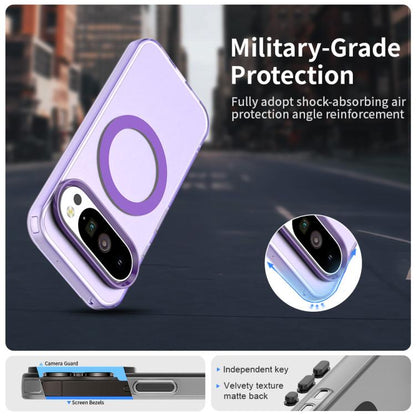 For Google Pixel 10 / 10 Pro Candy Magsafe PC Hybrid TPU Phone Case(Purple) - Google Cases by buy2fix | Online Shopping UK | buy2fix