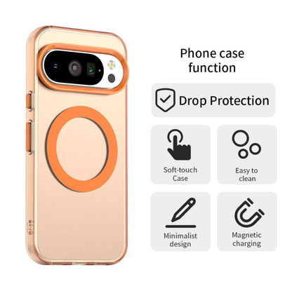 For Google Pixel 10 Pro XL Candy Magsafe PC Hybrid TPU Phone Case(Orange) - Google Cases by buy2fix | Online Shopping UK | buy2fix