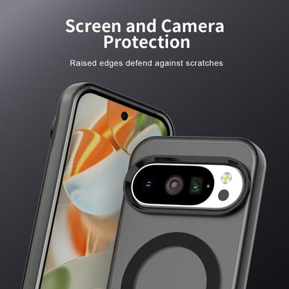 For Google Pixel 10 Pro XL Candy Magsafe PC Hybrid TPU Phone Case(Black) - Google Cases by buy2fix | Online Shopping UK | buy2fix