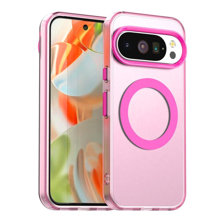 For Google Pixel 10 Pro XL Candy Magsafe PC Hybrid TPU Phone Case(Red) - Google Cases by buy2fix | Online Shopping UK | buy2fix