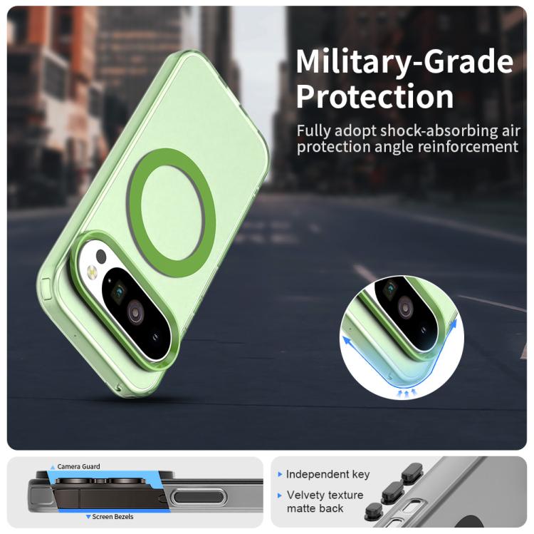 For Google Pixel 10 Pro XL Candy Magsafe PC Hybrid TPU Phone Case(Green) - Google Cases by buy2fix | Online Shopping UK | buy2fix