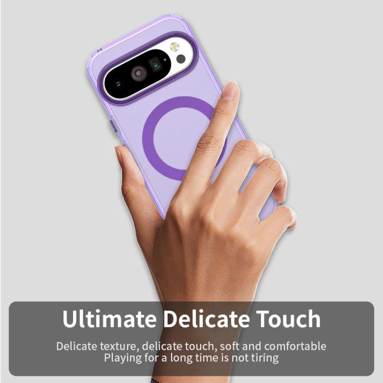 For Google Pixel 10 Pro XL Candy Magsafe PC Hybrid TPU Phone Case(Purple) - Google Cases by buy2fix | Online Shopping UK | buy2fix