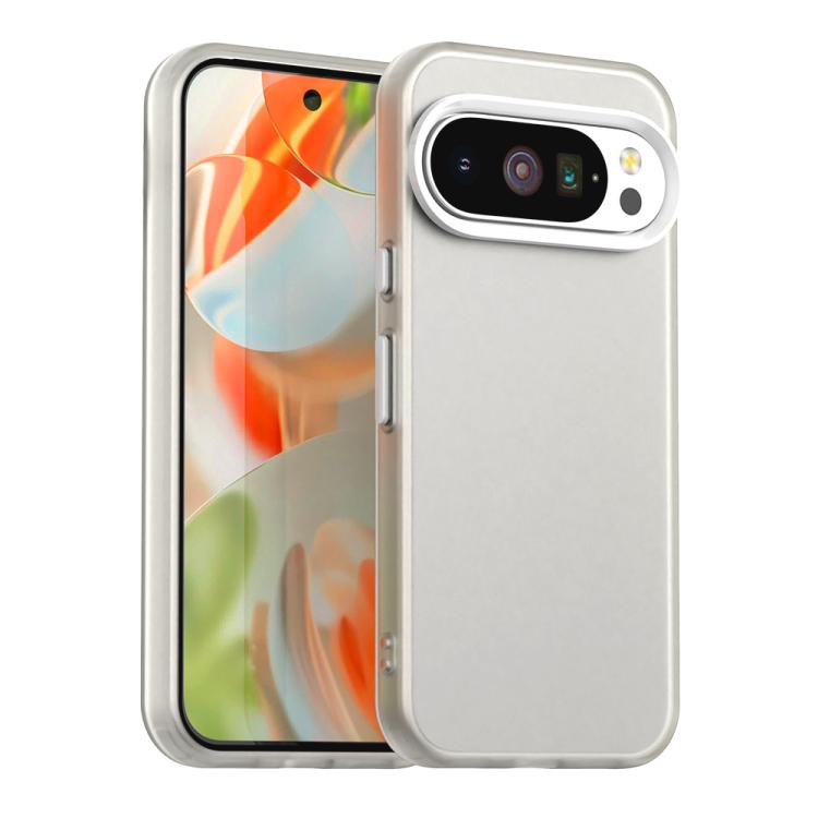 For Google Pixel 10 / 10 Pro Candy PC Hybrid TPU Shockproof Phone Case(White) - Google Cases by buy2fix | Online Shopping UK | buy2fix