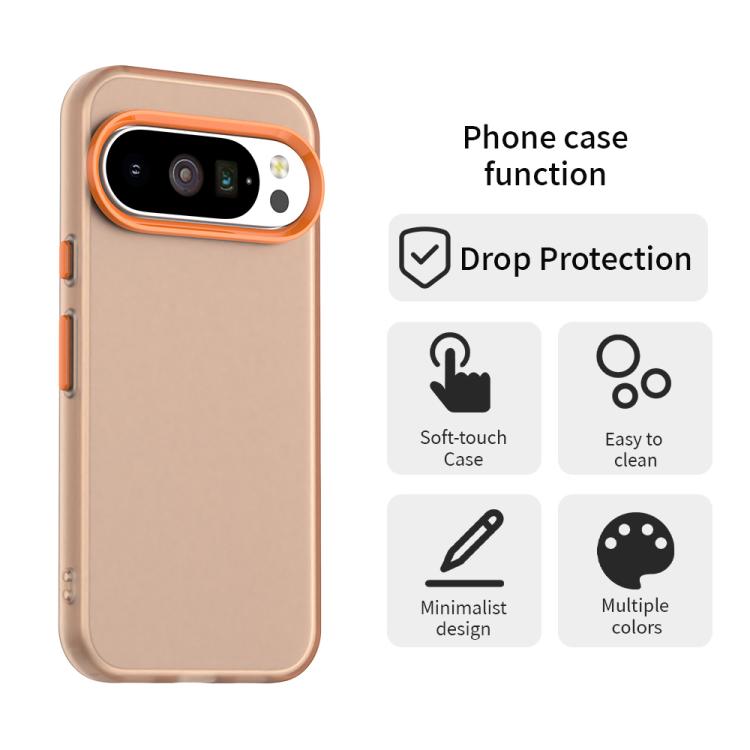 For Google Pixel 10 / 10 Pro Candy PC Hybrid TPU Shockproof Phone Case(Orange) - Google Cases by buy2fix | Online Shopping UK | buy2fix