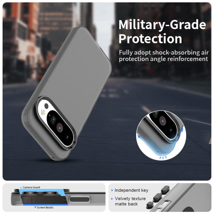 For Google Pixel 10 / 10 Pro Candy PC Hybrid TPU Shockproof Phone Case(Black) - Google Cases by buy2fix | Online Shopping UK | buy2fix